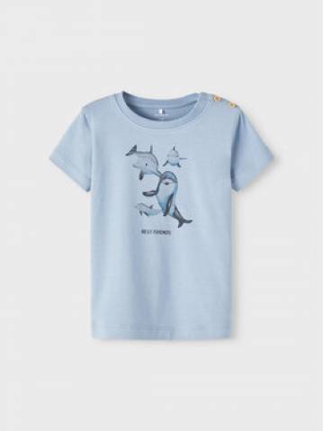 NAME IT Футболка 13215693 Блакитний Regular Fit NAME IT Футболка 13215693 Блакитний Regular Fit