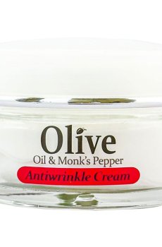 Крем для лица Madis HerbOlive Antiwrinkle Cream против морщин, с оливковым маслом и монашеским перцем, 50 мл