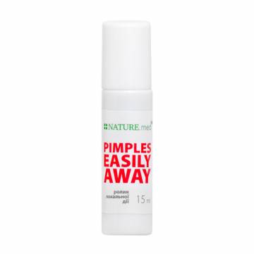 Крем-ролик для лица NATURE.med Pimples Easily Away Быстрая победа над прыщами, 15 мл Крем-ролик для лица NATURE.med Pimples Easily Away Быстрая победа над прыщами, 15 мл