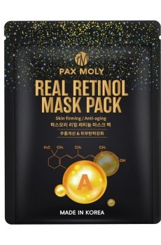 Тканевая маска для лица Pax Moly Real Retinol Mask Pack с ретинолом, 25 мл