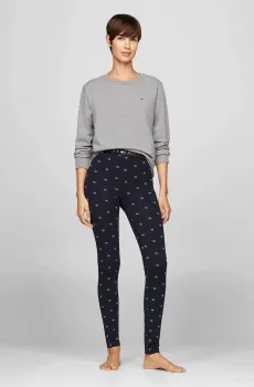Женская пижама (маска для сна, лонгслив, леггинсы) GIFT LEGGING PJ SET W EYEMASK Разноцветный M Tommy Hilfiger UW0UW05639