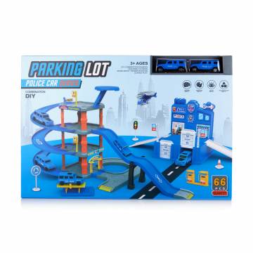 Игровой конструктор NingToys Автомобильный трек в наборе (P510) Игровой конструктор NingToys Автомобильный трек в наборе (P510)