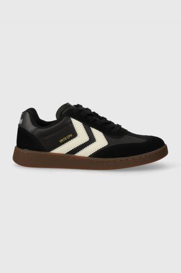 Кожаные кроссовки Hummel VM78 CPH ML цвет чёрный 225072 Кожаные кроссовки Hummel VM78 CPH ML цвет чёрный 225072