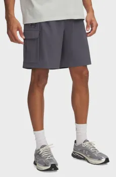 Мужские темно-серые шорты UA Vibe Woven Cargo Short Серый M Under Armour 1386560-025