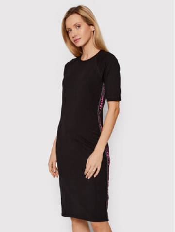 DKNY Sport Повсякденна сукня DP1D4481 Чорний Regular Fit DKNY Sport Повсякденна сукня DP1D4481 Чорний Regular Fit