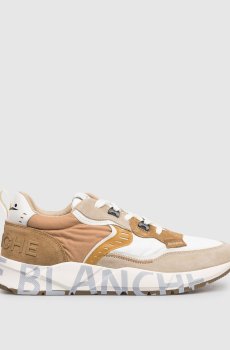 Коричневые комбинированные кроссовки CLUB01