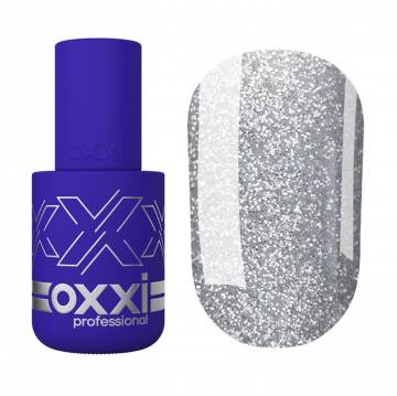 Гель-лак для ногтей Oxxi Professional 251 Серебристый с голографическими блестками, 10 мл