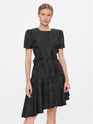 DKNY Коктейльна сукня DD3JQ466 Чорний Regular Fit DKNY Коктейльна сукня DD3JQ466 Чорний Regular Fit
