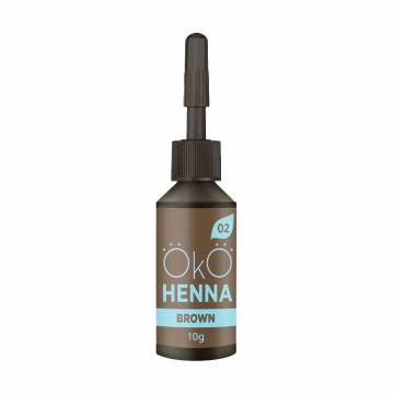 Хна для бровей OkO Lash & Brow Henna Power Powder 02 Brown, 10 г Хна для бровей OkO Lash & Brow Henna Power Powder 02 Brown, 10 г