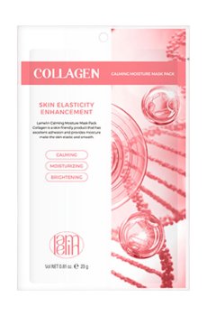 Уценка! Тканевая маска для лица Lamelin Calming Moisture Mask Pack Collagen, 23 г