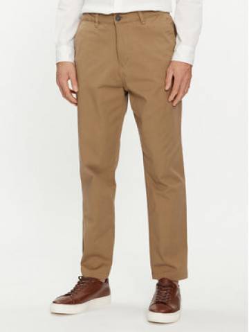 Selected Homme Штани з тканини X-Miles 16085174 Коричневий Slim Tapered Fit Selected Homme Штани з тканини X-Miles 16085174 Коричневий Slim Tapered Fit