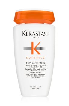 Насыщенный увлажняющий шампунь-ванна Kerastase Nutritive Bain Satin Riche Shampoo для очень сухих волос, 250 мл