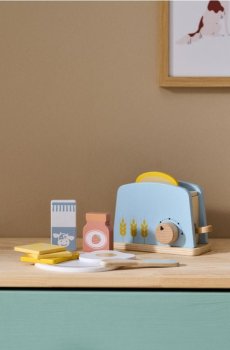 Іграшка – Дерев’яний тост - різнобарвний