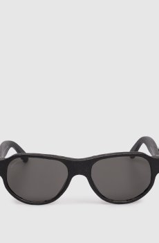 Черные кожаные очки