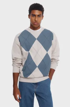 Мужской бежевый свитшот Бежевый M SPRINGFIELD 92134