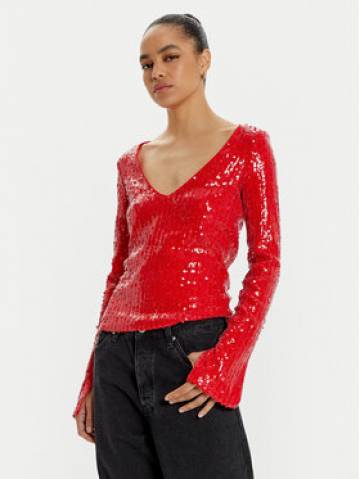 ROTATE Блузка Georgia 1131493017 Червоний Regular Fit