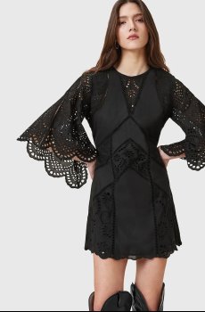 Хлопковое платье AllSaints LUCI