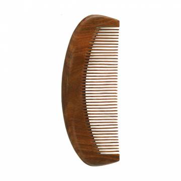 Гребень для волос Cosmo Shop деревянный, сандал цельный, овал, 15.5*5. 5 см, 1 шт (CS384)