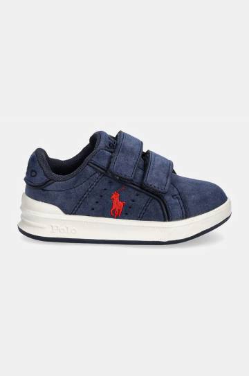 Детские кроссовки Polo Ralph Lauren HERITAGE COURT III EZ цвет синий RL00972410 Детские кроссовки Polo Ralph Lauren HERITAGE COURT III EZ цвет синий RL00972410