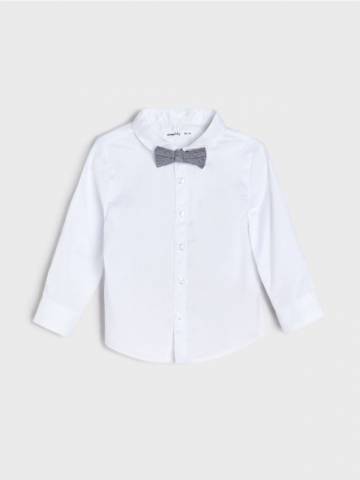 Сорочка з метеликом - білий