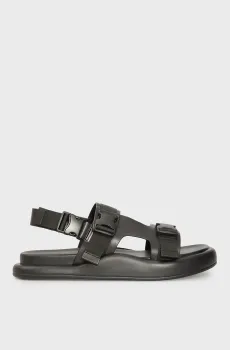 Мужские черные сандалии Bran Черный 44 PRPY PRSLT0915M