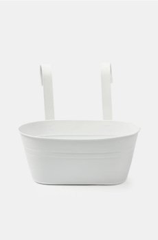 Горщик для квітів - білий