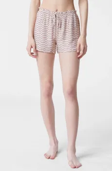 Женские бежевые шорты с узором TIERRA Бежевый M Etam 6535218