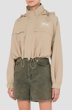 Женская бежевая куртка Бежевый 42 Moschino A0605.3220;1084