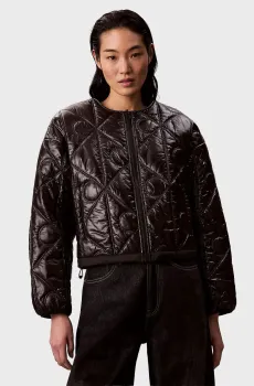 Женская черная куртка LOGO QUILTED Черный L Calvin Klein Jeans LV044D511G