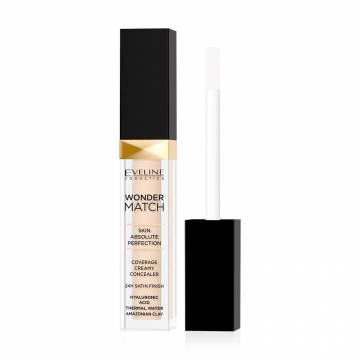 Консилер для лица Eveline Cosmetics Wonder Match Coverage Creamy Concealer 01 Light, 6.8 мл Консилер для лица Eveline Cosmetics Wonder Match Coverage Creamy Concealer 01 Light, 6.8 мл