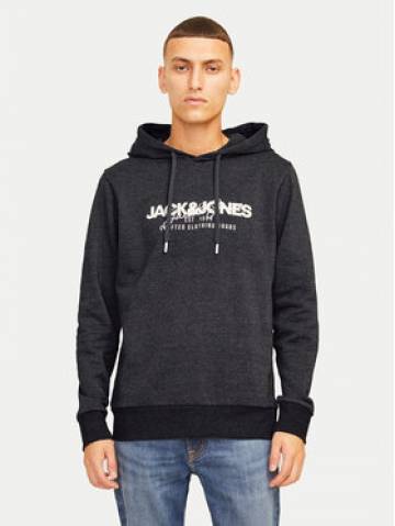 Jack&Jones Світшот Alvis 12256848 Чорний Standard Fit Jack&Jones Світшот Alvis 12256848 Чорний Standard Fit