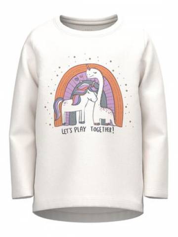 NAME IT Блузка 13218914 Білий Regular Fit NAME IT Блузка 13218914 Білий Regular Fit