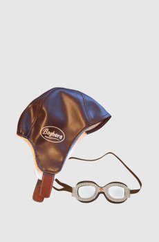 Детский гоночный комплект пилота с шапкой и очками-авиаторами