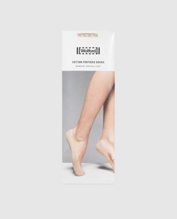 Бежевые носки-следы footsies Бежевые носки-следы footsies