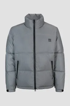 Мужская серая куртка Серый M HUGO 50496467;010