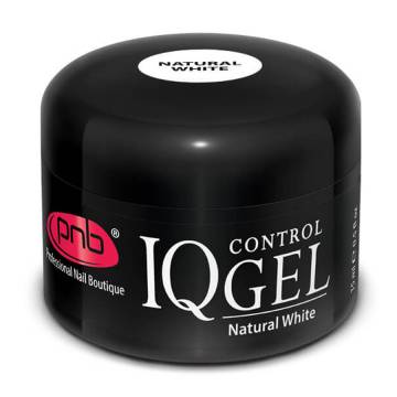 Гель для моделирования ногтей PNB UV/LED IQ Control Gel Natural White, 15 мл Гель для моделирования ногтей PNB UV/LED IQ Control Gel Natural White, 15 мл