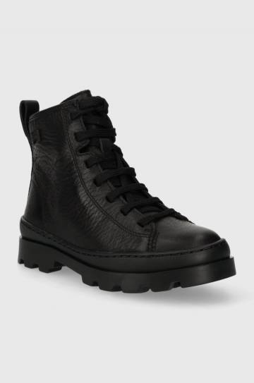 Детские кожаные зимние ботинки Camper Brutus Kids цвет чёрный Детские кожаные зимние ботинки Camper Brutus Kids цвет чёрный