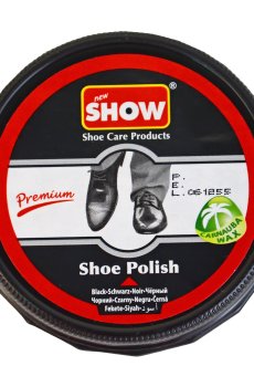 Крем для обуви SHOW Shoe Polish черный, 50 мл