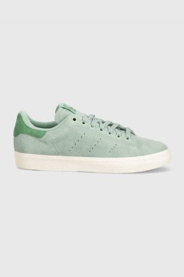 Замшевые кроссовки adidas Originals Stan Smith CS цвет зелёный IF6944 Замшевые кроссовки adidas Originals Stan Smith CS цвет зелёный IF6944