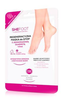 Питательная и увлажняющая маска-носок для ног SheFoot Foot Mask + Shea, 1 пара