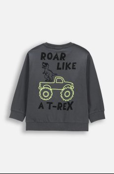 Хлопковый детский лонгслив Coccodrillo