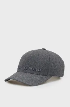 Мужская серая кепка Серый ONESIZE Karl Lagerfeld 564126.805614;971