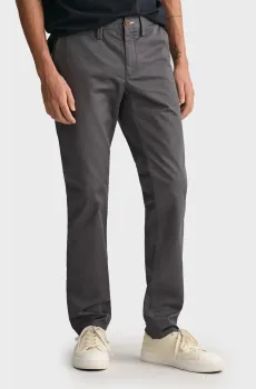 Мужские серые чиносы SLIM TWILL CHINOS Серый 31-32 Gant 1505221