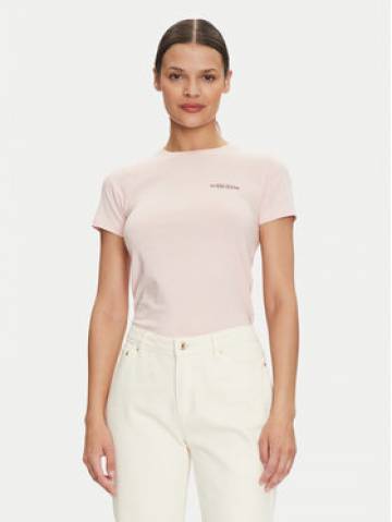 Guess Jeans Футболка W4YI02 J1314 Рожевий Slim Fit Guess Jeans Футболка W4YI02 J1314 Рожевий Slim Fit