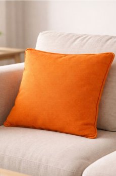 Декоративна подушка - бурштиновий