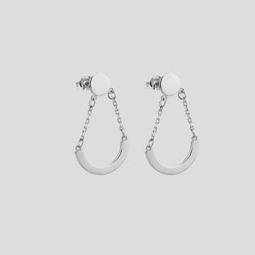Серебряные серьги Minimal ВС-598р Серебряные серьги Minimal ВС-598р
