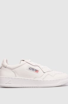 Белые кожаные кроссовки Medalist