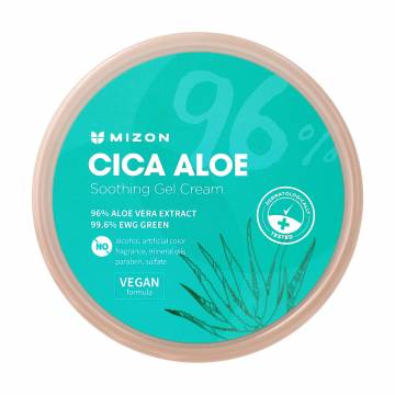 Успокаивающий гель-крем для лица и тела Mizon Cica Aloe 96% Soothing Gel Cream с алоэ, 300 г Успокаивающий гель-крем для лица и тела Mizon Cica Aloe 96% Soothing Gel Cream с алоэ, 300 г