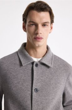 Reserved - Куртка-сорочка з коміром - світло-сірий - 8106H-09M