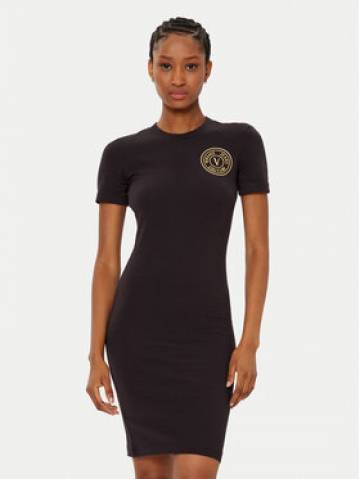 Versace Jeans Couture Повсякденна сукня 78HAOT00 Чорний Slim Fit Versace Jeans Couture Повсякденна сукня 78HAOT00 Чорний Slim Fit
